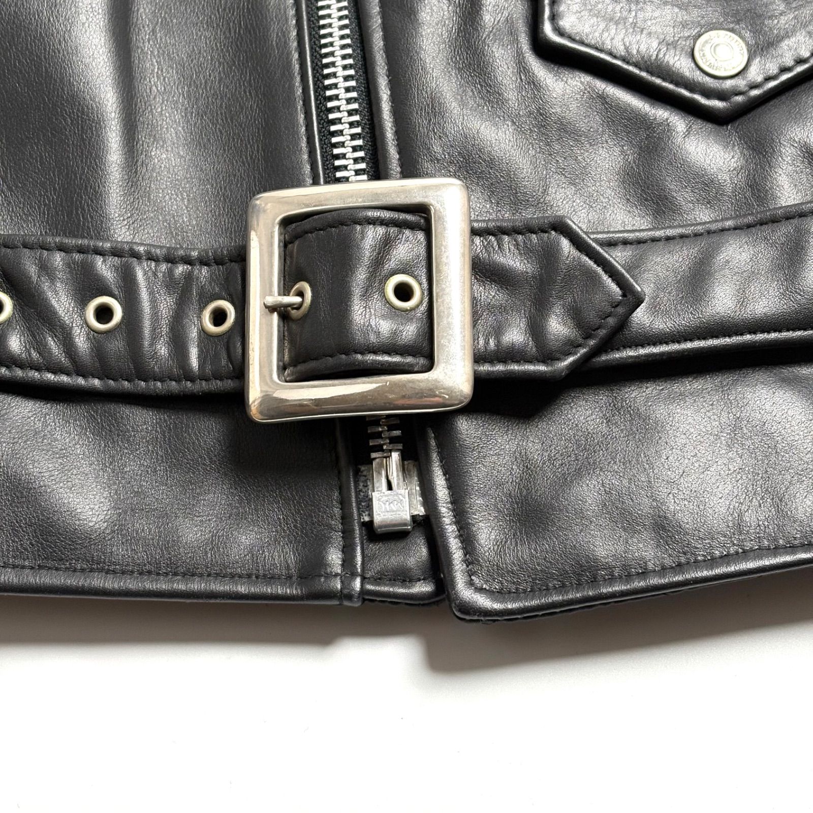 Schott ショット レザー ライダース ベスト 109V Lサイズ 中古良品 米国製】Schott レザー ライダースベスト 109V 黒 XXL 本革 - メルカリ