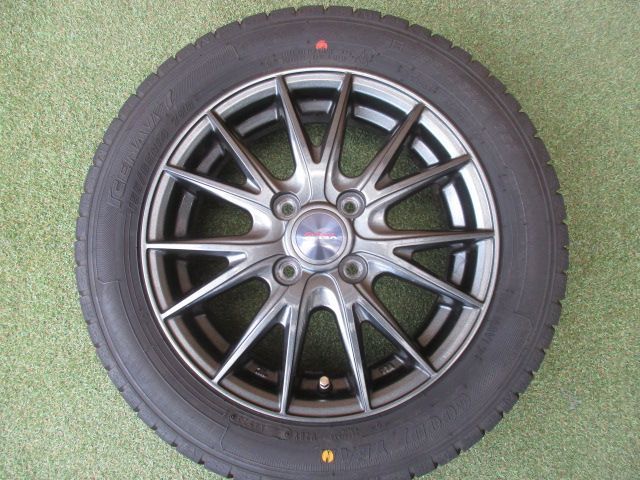 み ヴェルバ 155 65 R 14 スタッドレスタイヤ４本SET N BOX スペーシア タント EKスペース 軽自動車