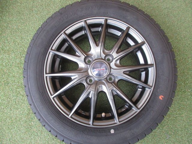 み ヴェルバ 155 65 R 14 スタッドレスタイヤ４本SET N BOX スペーシア タント EKスペース 軽自動車