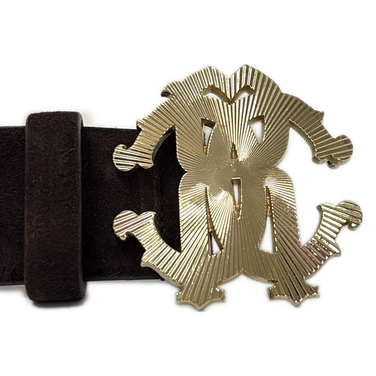 ロベルトカヴァリ　ベルトバックルのみ RobertoCavalli(ロベルトカヴァリ) ベルト 80/40 - ダークブラウン