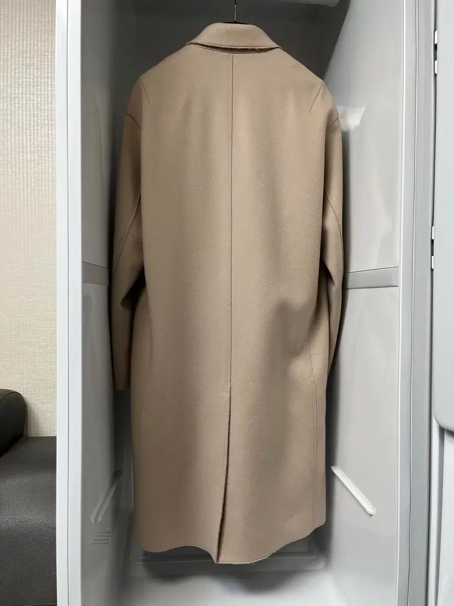 TIME HOMME ライトベージュ カシミア セミオーバーサイズ コート