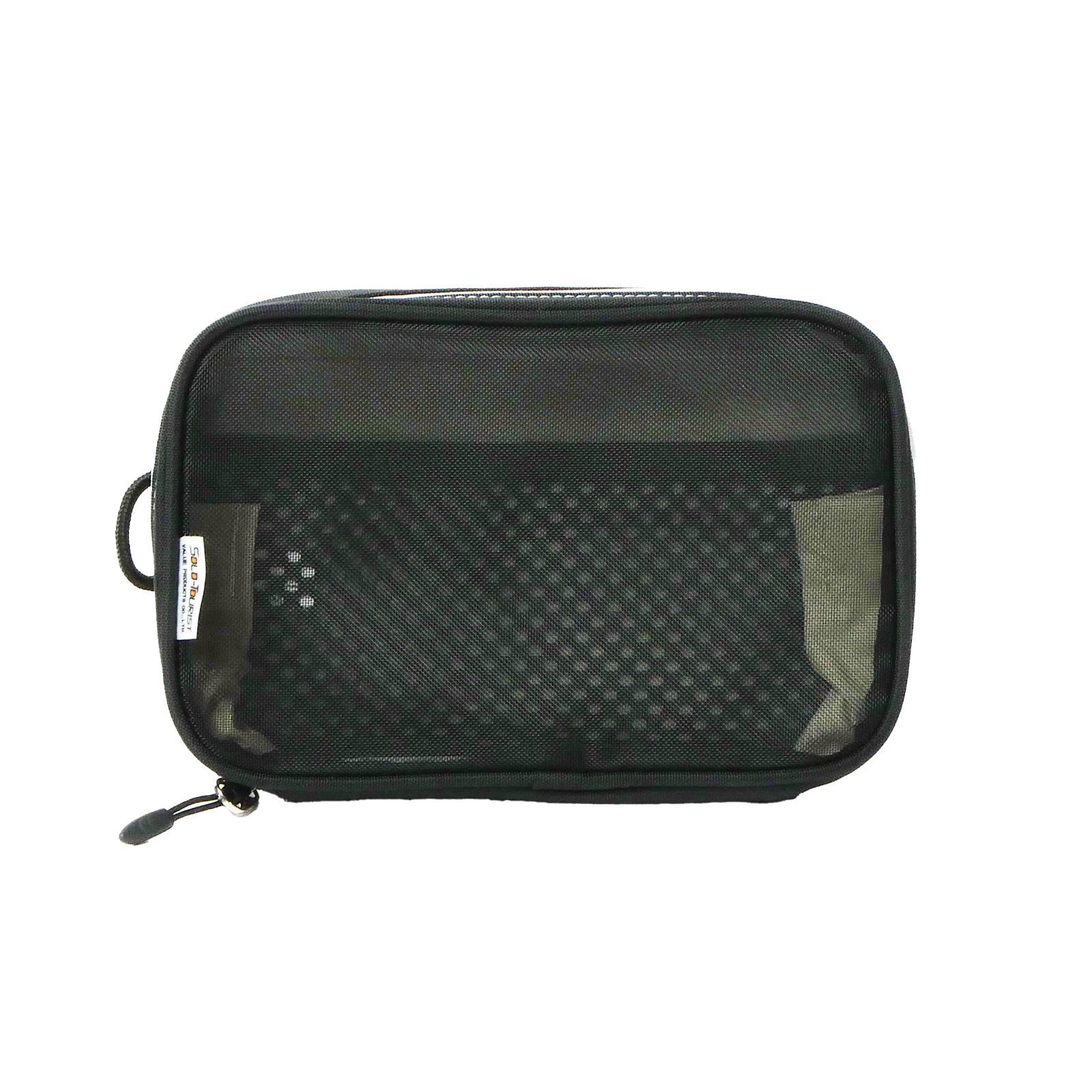 【新品】なとり 摩擦 リスバン　WHITE 黒ポーチ 新着商品】cm 18 0.05kg メッシュポーチM MP-M [ソロ・ツーリスト