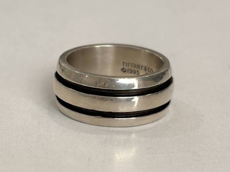 TIFFANY＆Co. ティファニー 指輪 リング ダブルラインリング 925