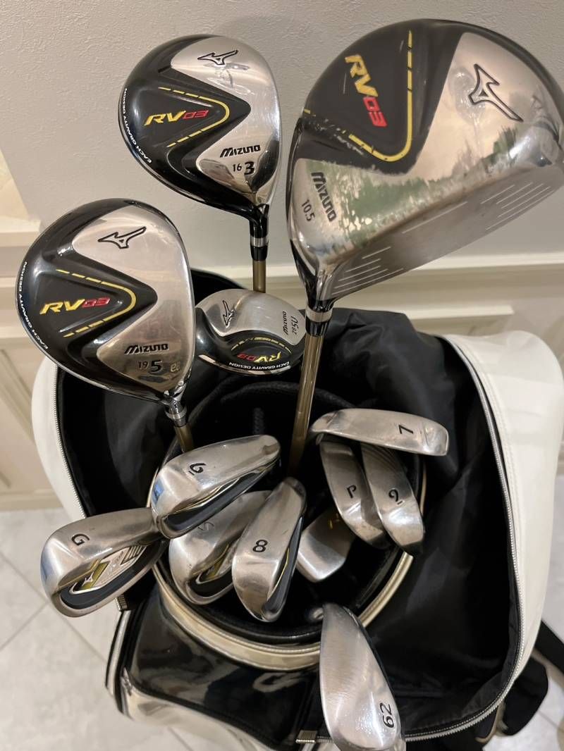 MIZUNO RV 03 ゴルフクラブセット ミズノ ドライバー アイアン キャディバッグ 他 ゴルフセット