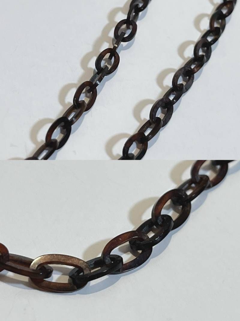 鼈甲螺鈿蒔絵一径作 ピエロ ネックレス ブローチ べっこう 鼈甲