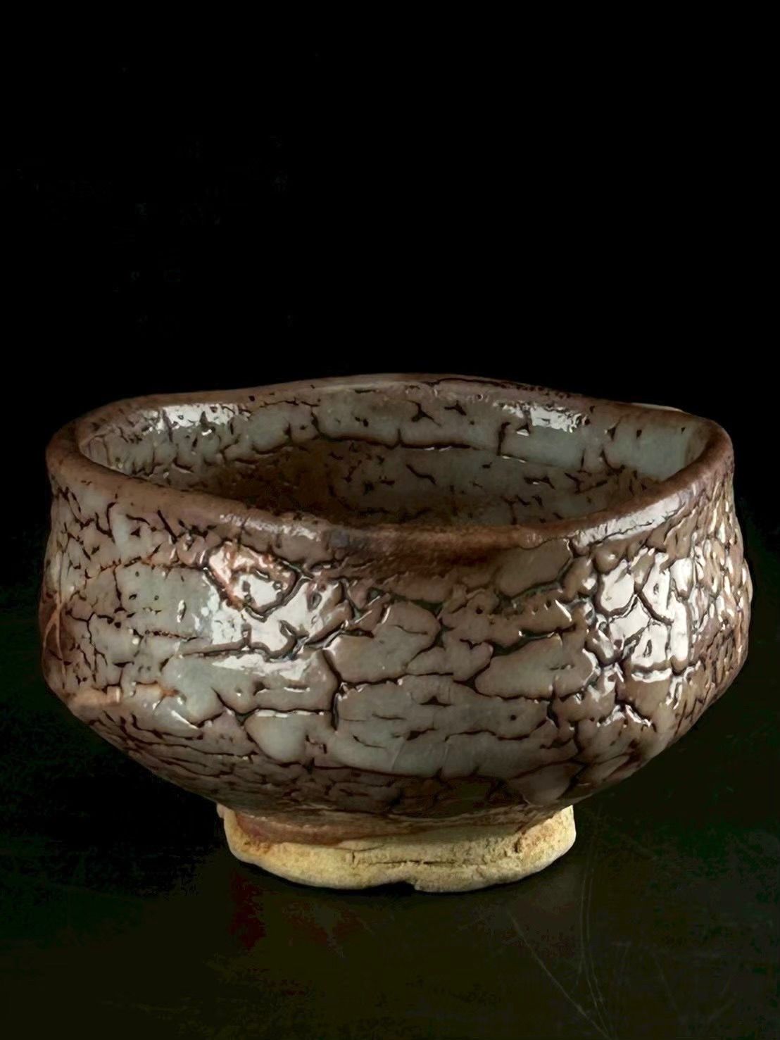 幽玄】水野澤三 陽山窯 志野焼 共箱 茶道具 抹茶碗 碗 - メルカリ