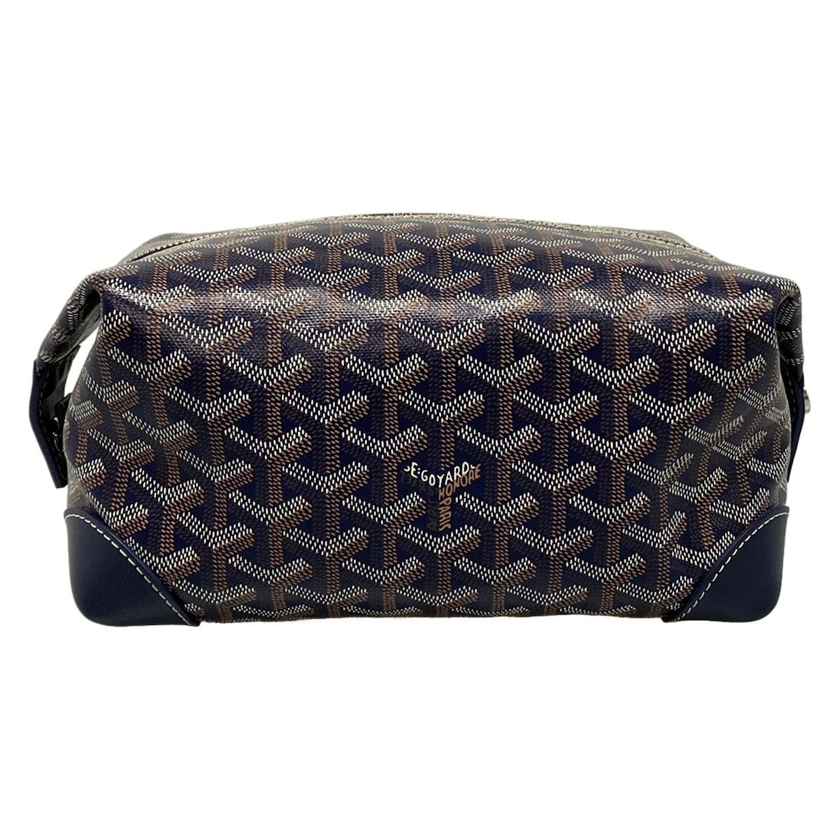 GOYARD(ゴヤール) ポーチ美品 ボウリング25 ネイビー - メルカリ