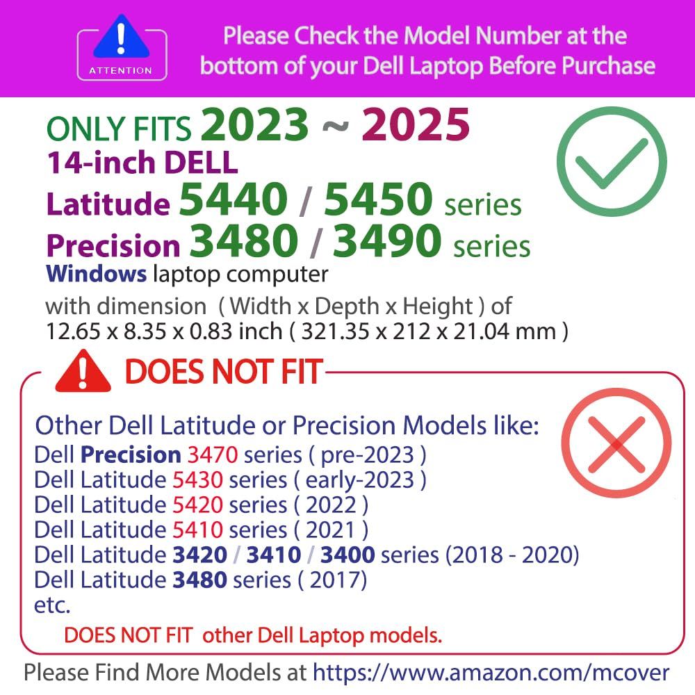 ご確認下さい☆ mCover ケース 2023~2024 14インチ Dell Latitude 5440 5450 シリーズ