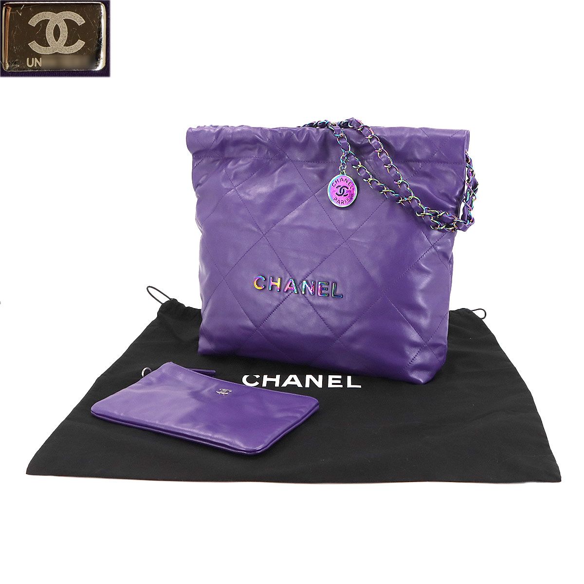 未使用 展示品 シャネル CHANEL 22 スモール チェーン ショルダー