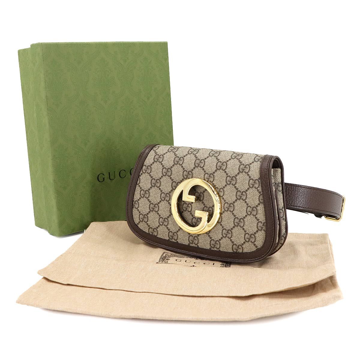 未使用 展示品 グッチ GUCCI ブロンディ GGスプリーム ベルト バッグ
