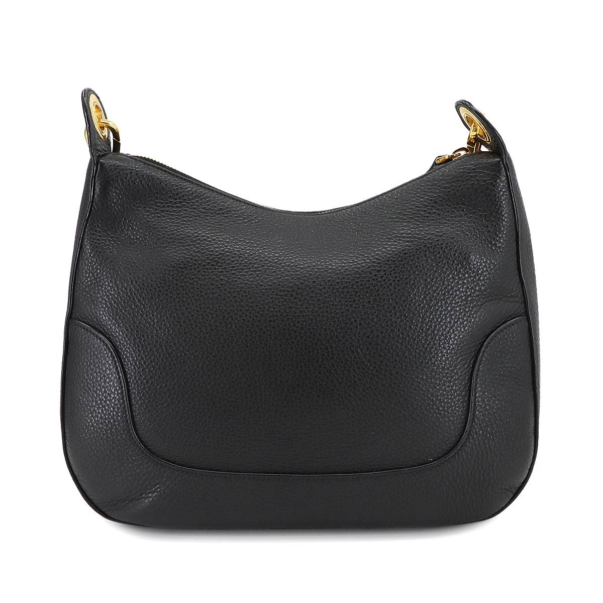 新品同様 プラダ バッグ ショルダー バッグ レザー ネロ ブラック 1BC052 ゴールド 金具 レディース 90302923 【中古】ブランド 新品同様 プラダ PRADA ショルダー バッグ レザー ネロ ブラック