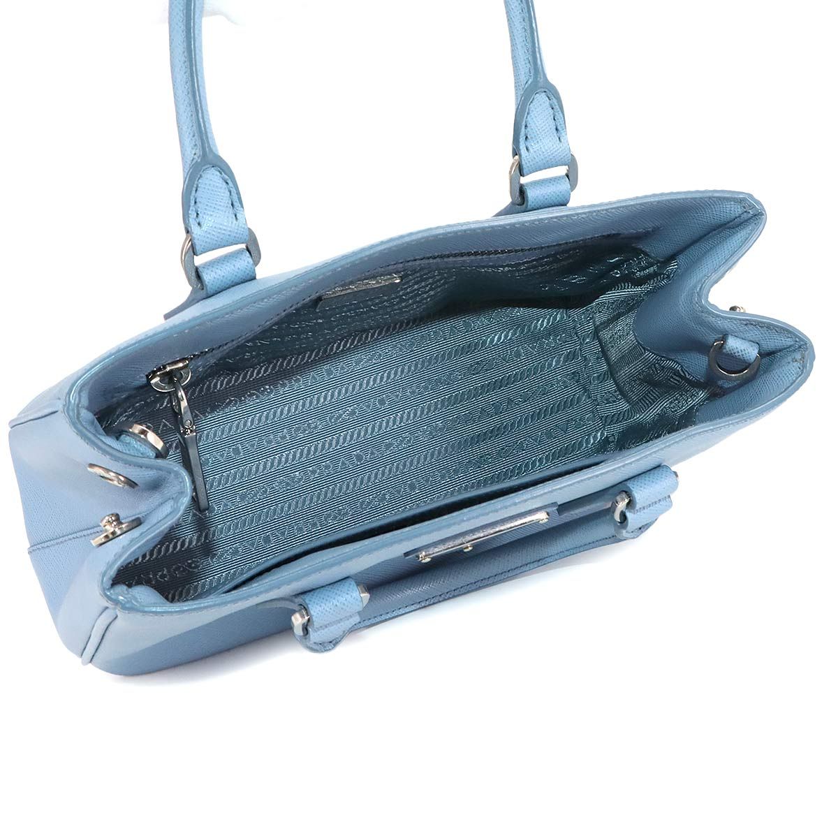 新品同様 プラダ PRADA ガレリア ミニ 2way ハンド ショルダー バッグ 
