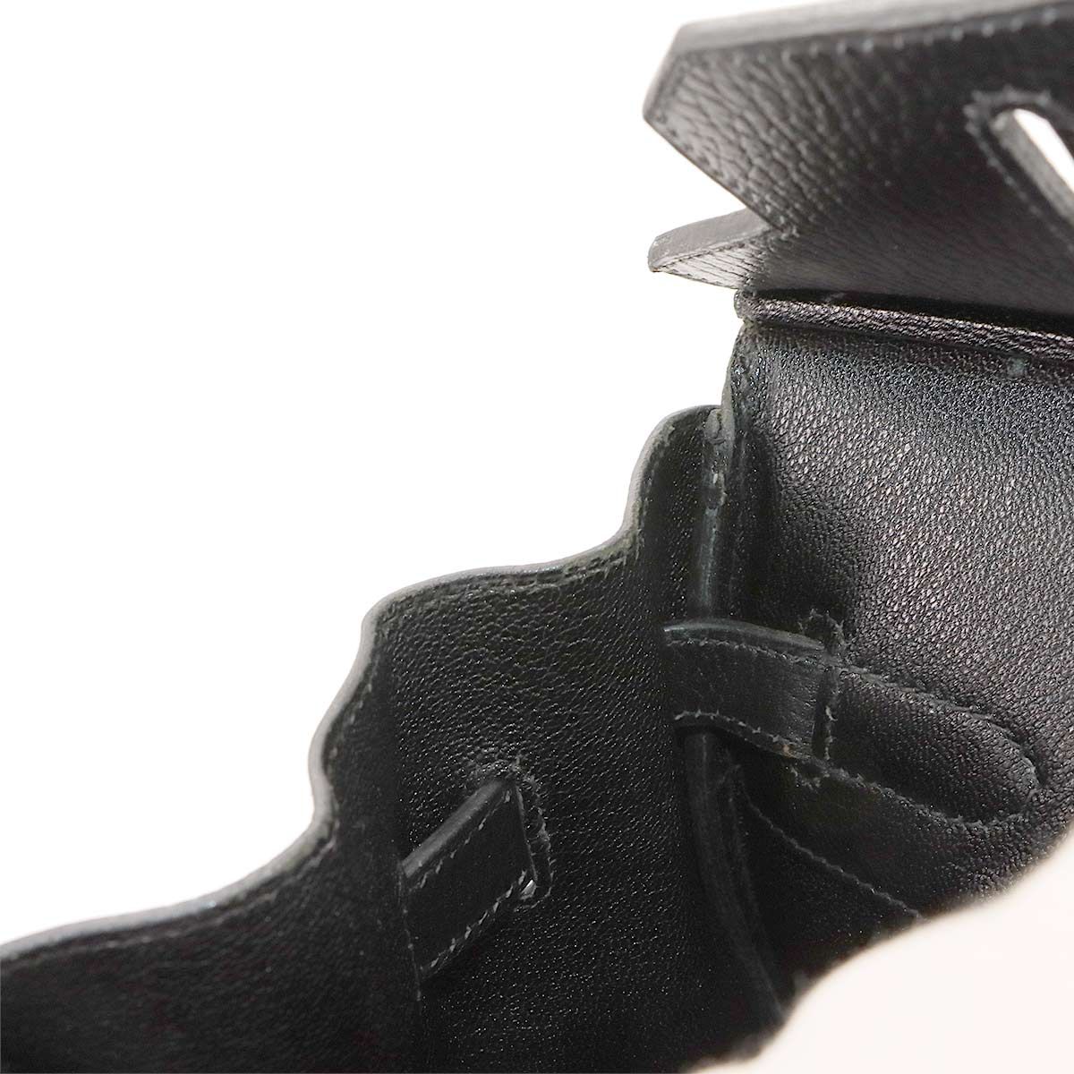 新品同様 エルメス HERMES バーキン35 アルデンヌ ブラック ハンド