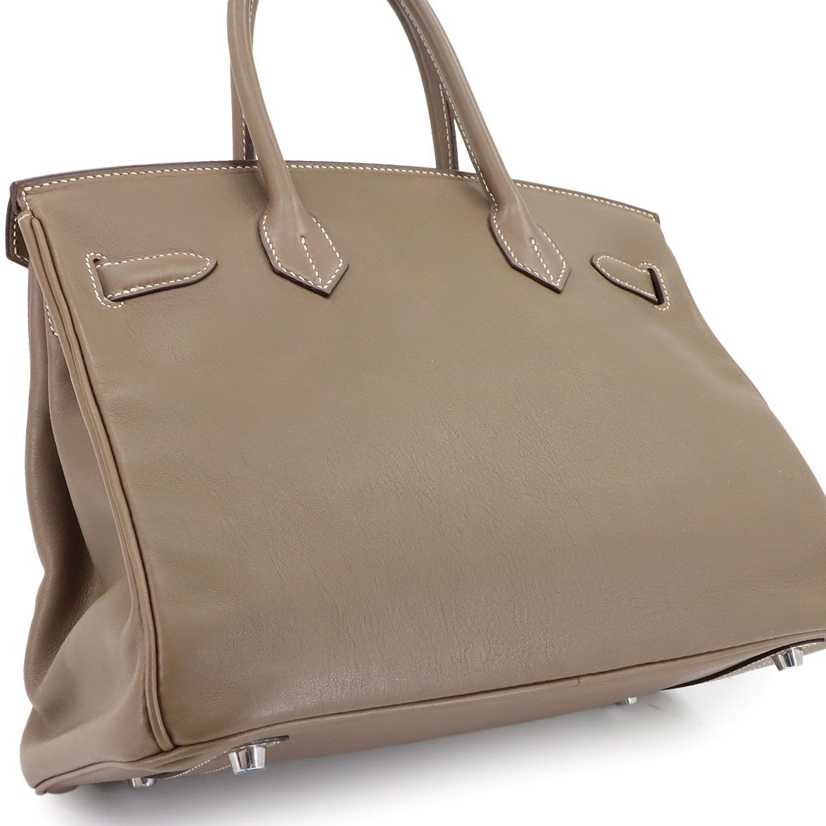 エルメス バッグ バーキン30 ハンド バッグ スイフト エトゥープ □J刻印 シルバー 金具 レディース 90303740 【中古】ブランド エルメス HERMES バーキン30 ハンド バッグ スイフト エトゥープ □J
