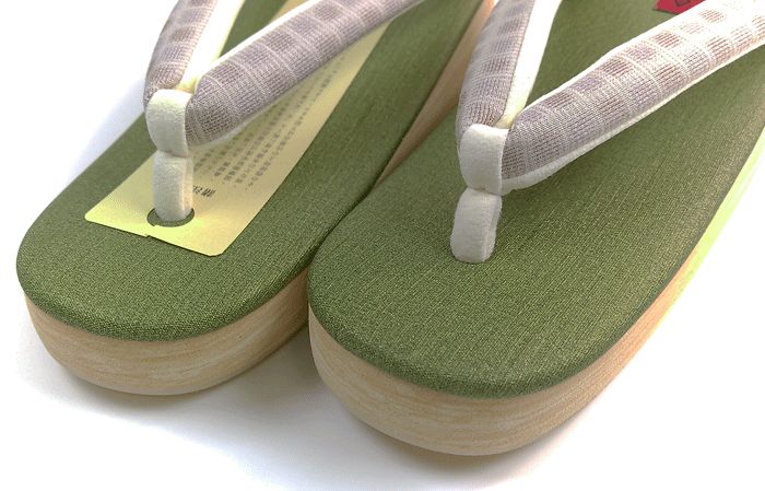 カレンブロッソ 菱屋カフェ草履 鼻緒がお洒落 Lサイズ Shops 120302