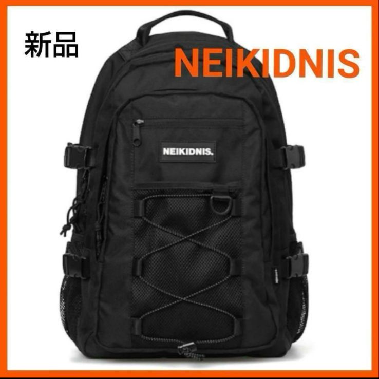 NEIKIDNIS ブラックリュック 新品未使用　28L 新品未使用】NEIKIDNIS ネイキドニス リュック 黒 ブラック - メルカリ
