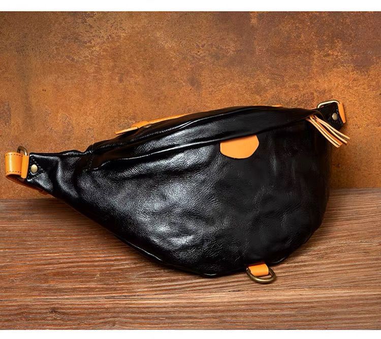 h ヴィンテージ風 アメリカンカジュアル 本革 メンズ レディース ボディバッグ ウエストバッグ ショルダーバッグ 頭層植鞣し牛革 自転車 通勤 旅行用