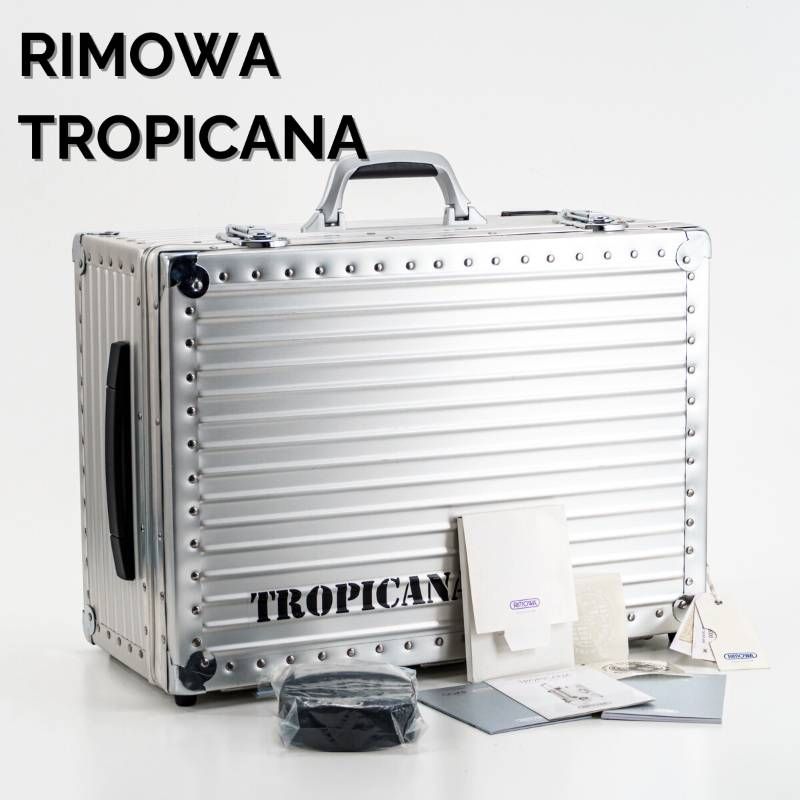 未使用 RIMOWA リモワ TROPICANA トロピカーナ 39L 青ロゴ カメラ