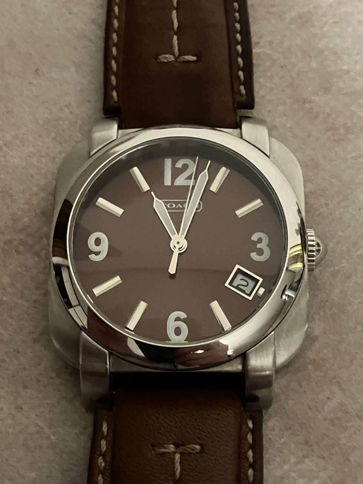 げ 稼働 COACH コーチ メンズ クオーツ腕時計