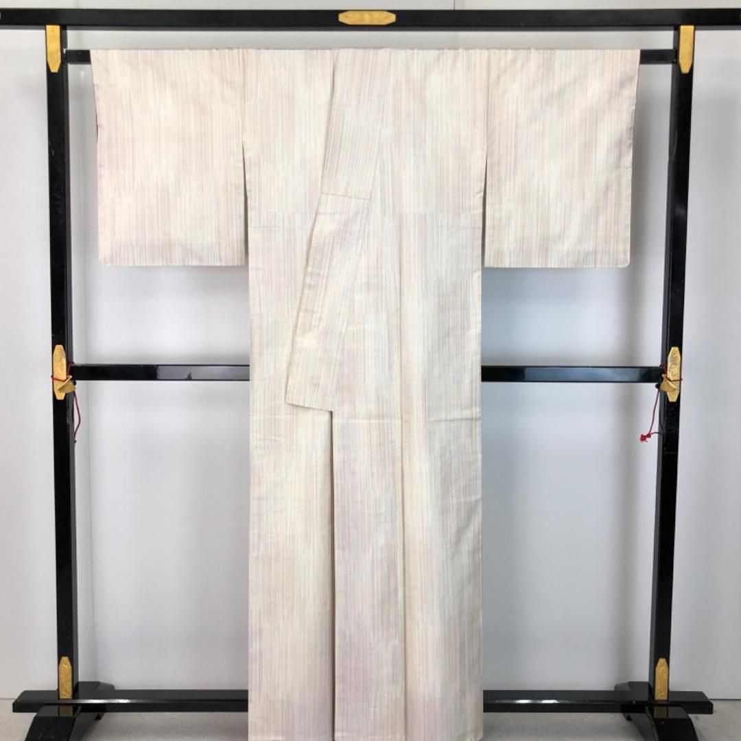 本場大島紬 白大島 縦柄模様 乳白色 K-5600 - メルカリ