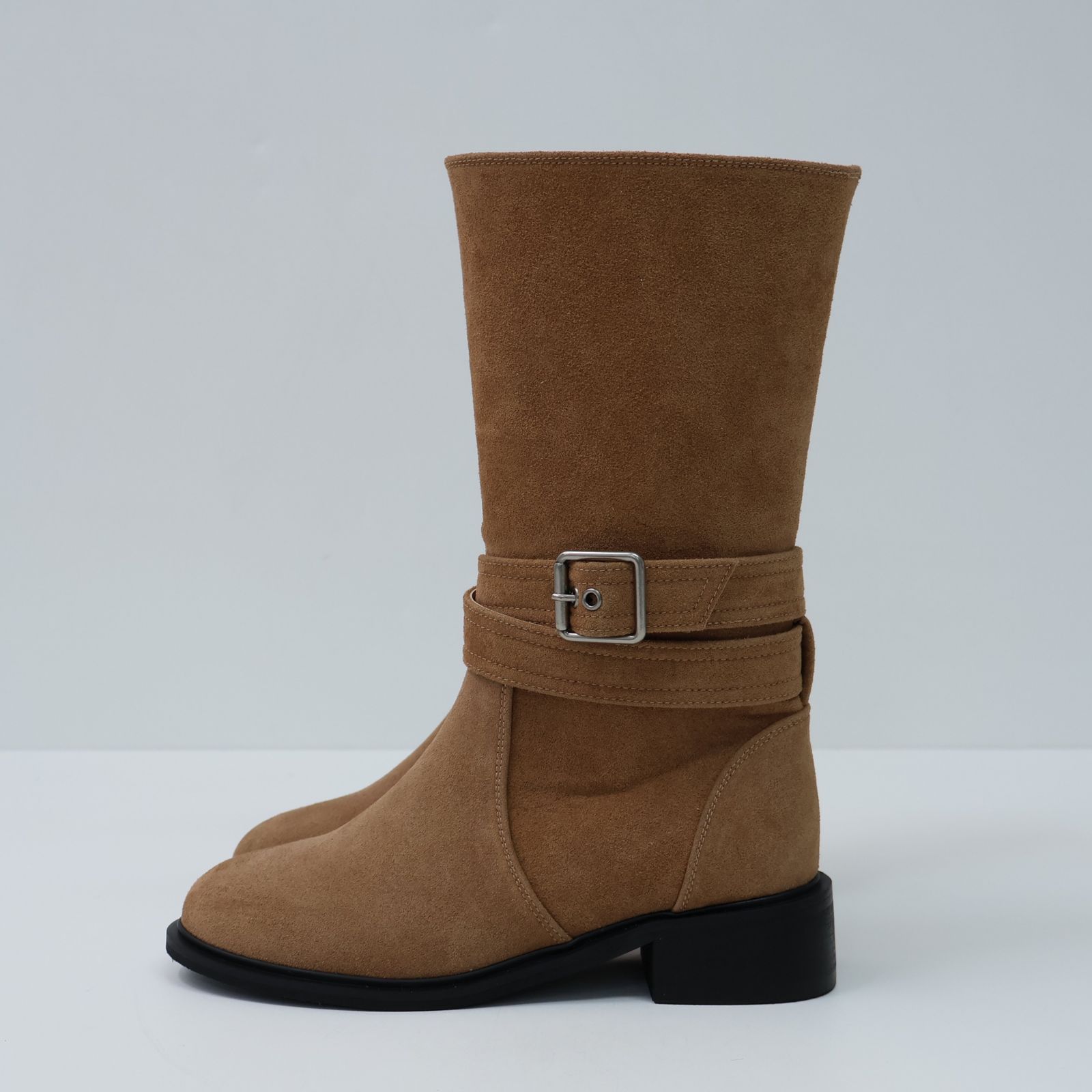  SWING ベルトLINE スウェード ミドルブーツ 3426 ワークブーツ ブーツ