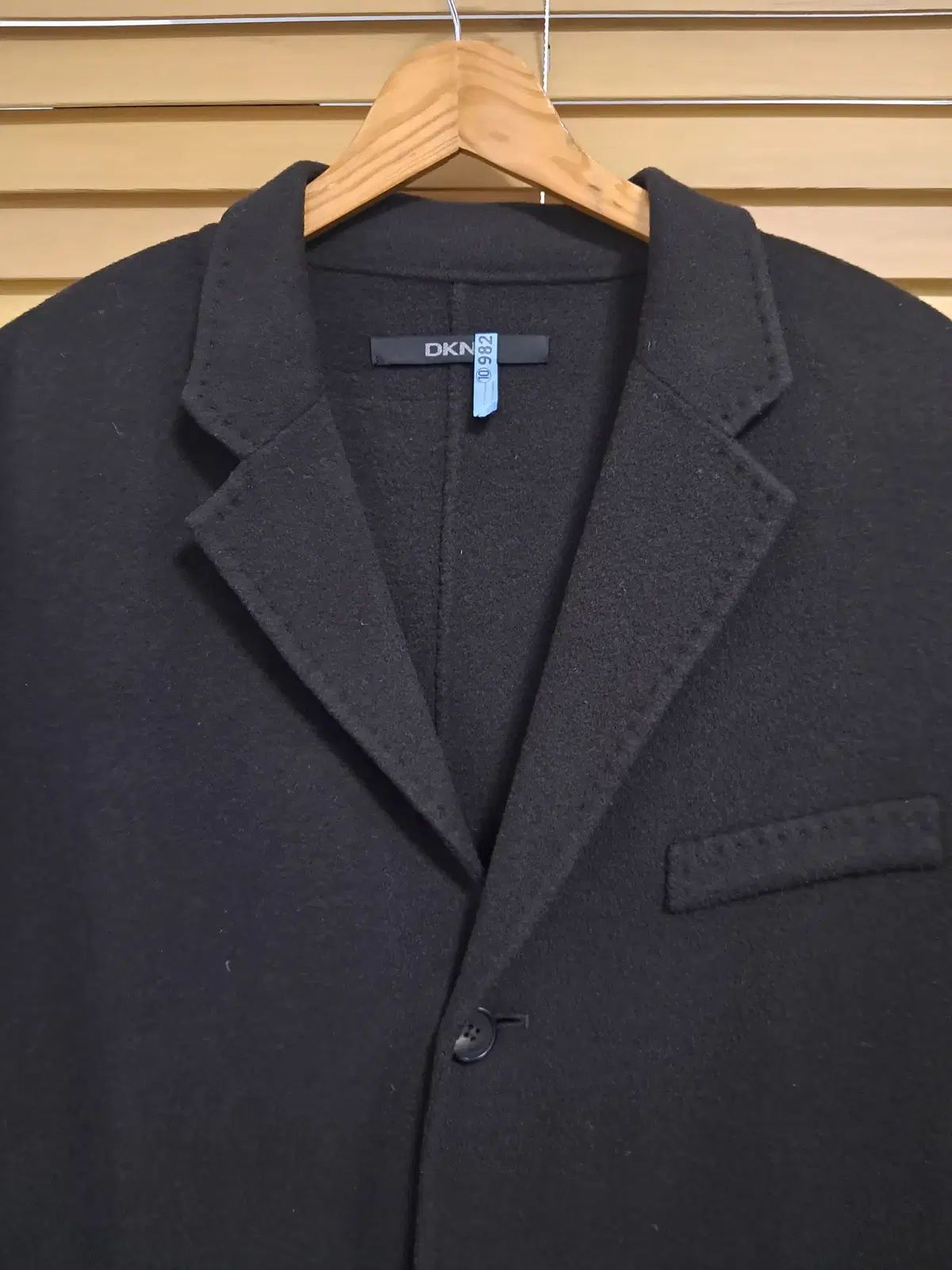 DKNY メンズ ルーズフィットウールコート 97 82 180 サイズ