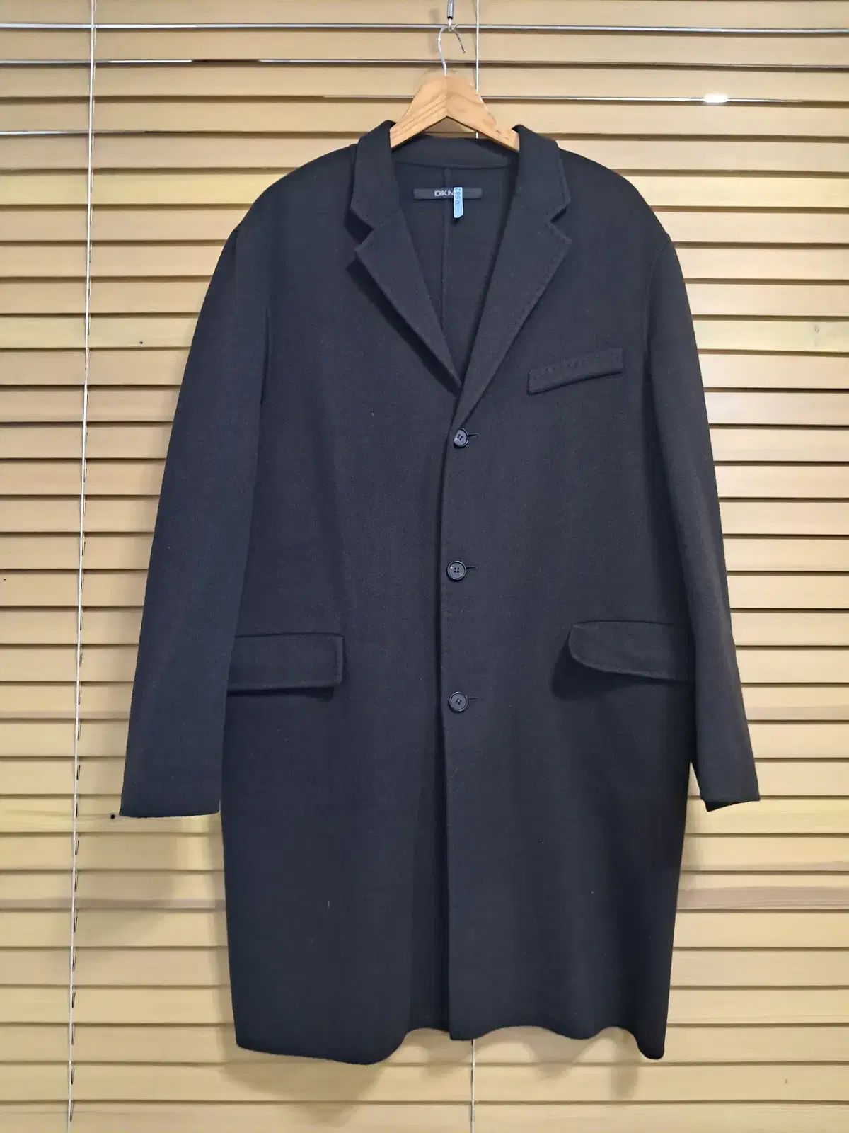 DKNY メンズ ルーズフィットウールコート 97-82-180 サイズ