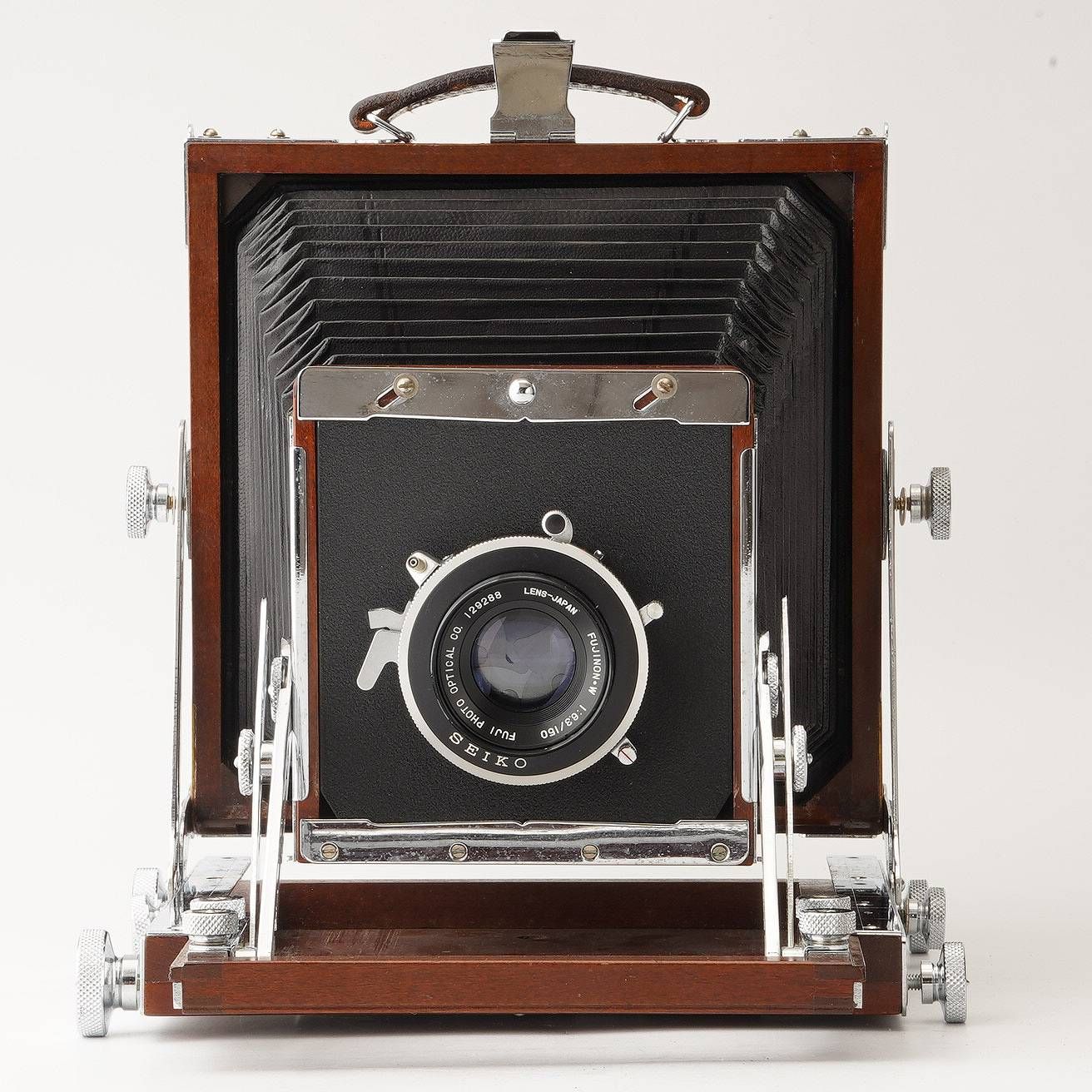 Woody 4 x 5 大判カメラ Fuji FUJINON W 150 mm F 6 3 フィルムホルダーx