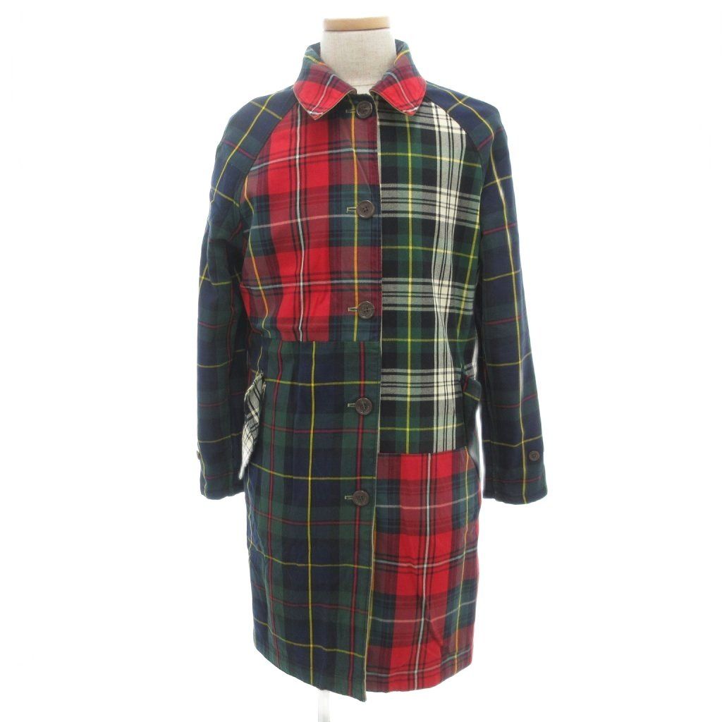 POLO ラルフローレン　リバーシブル　コート チェック柄 ポロ ラルフローレン POLO RALPH LAUREN 美品 Reversible Balmacaan