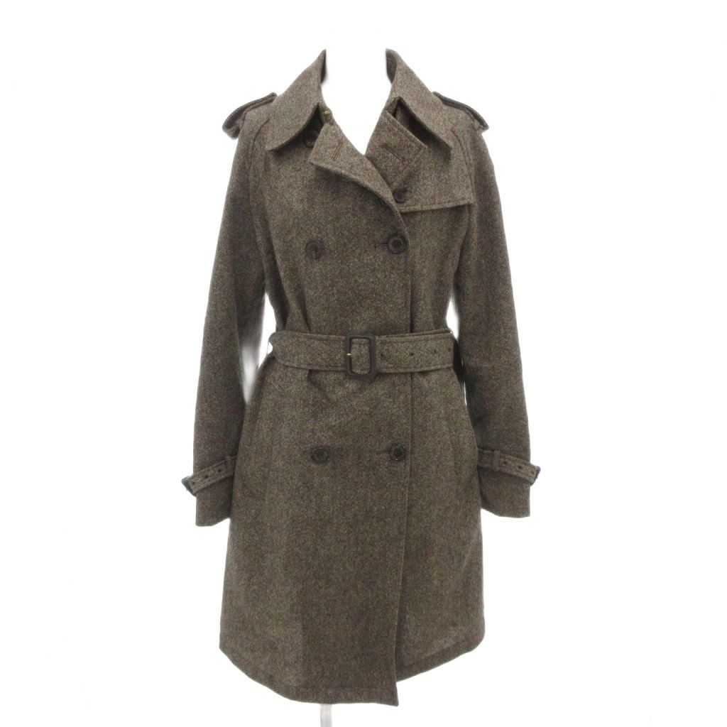 マッキントッシュ MACKINTOSH ツイード トレンチコート 36 S ウール
