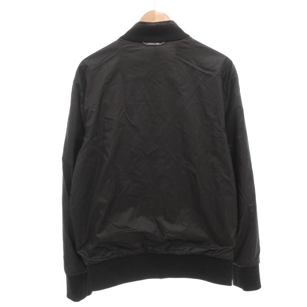 【中古】ヒューゴボス HUGO BOSS PORSCHE コラボ リバーシブル トラックジャケット M ジップアップ ロゴ 白 ヒューゴボス HUGO BOSS PORSCHE コラボ リバーシブル トラック