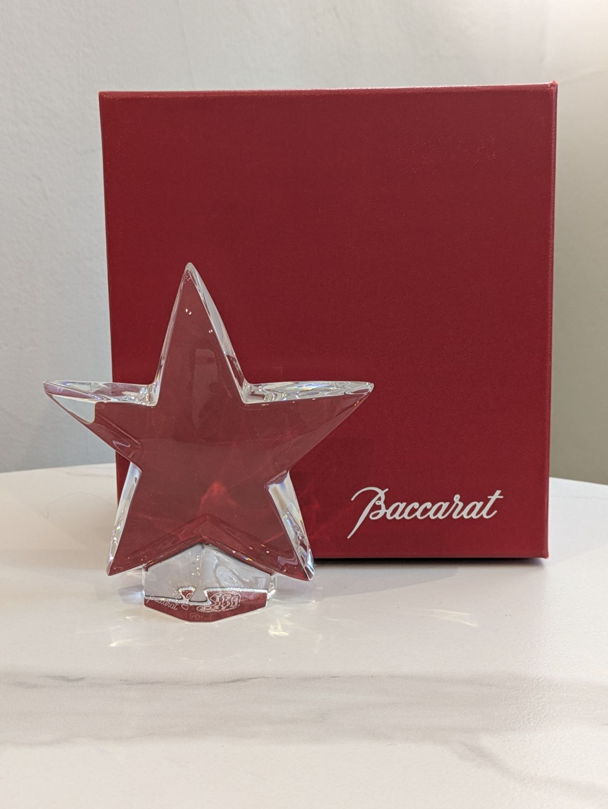 バカラ スター クリスタル 置物 - メルカリ