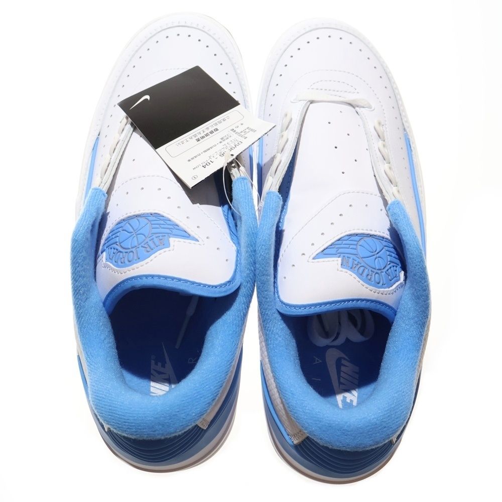 NIKE (ナイキ) AIR JORDAN 2 RETRO LOW UNIVERSITY BLUE エア