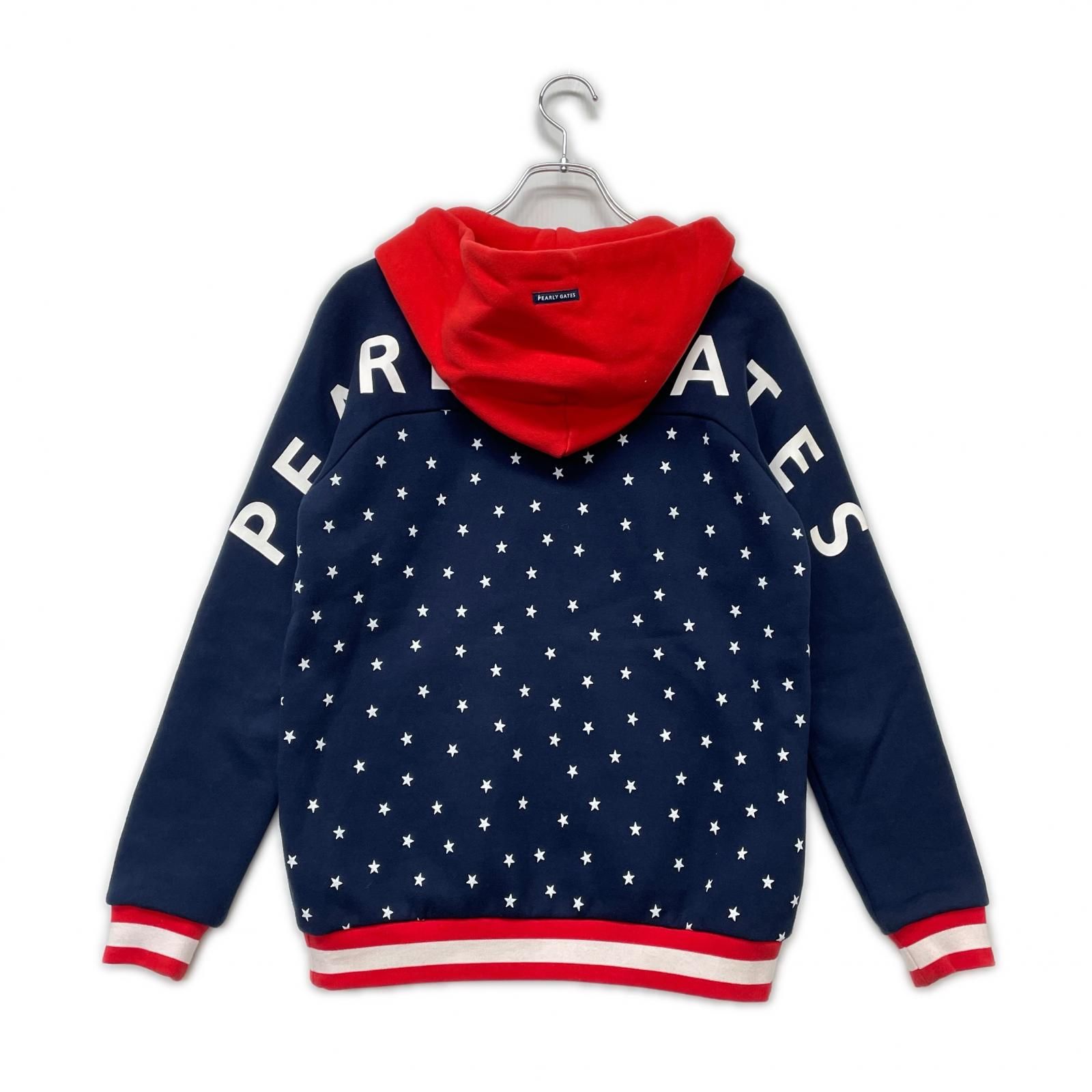 レディース パーリーゲイツ PEARLY GATES パーカー 1(M) 紺 ネイビー 