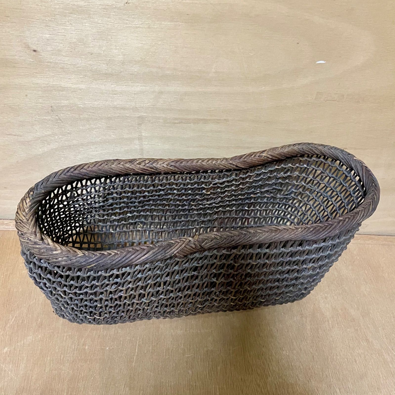 カゴ あけび籠 あけび 古道具 ヴィンテージ 販売 フランス