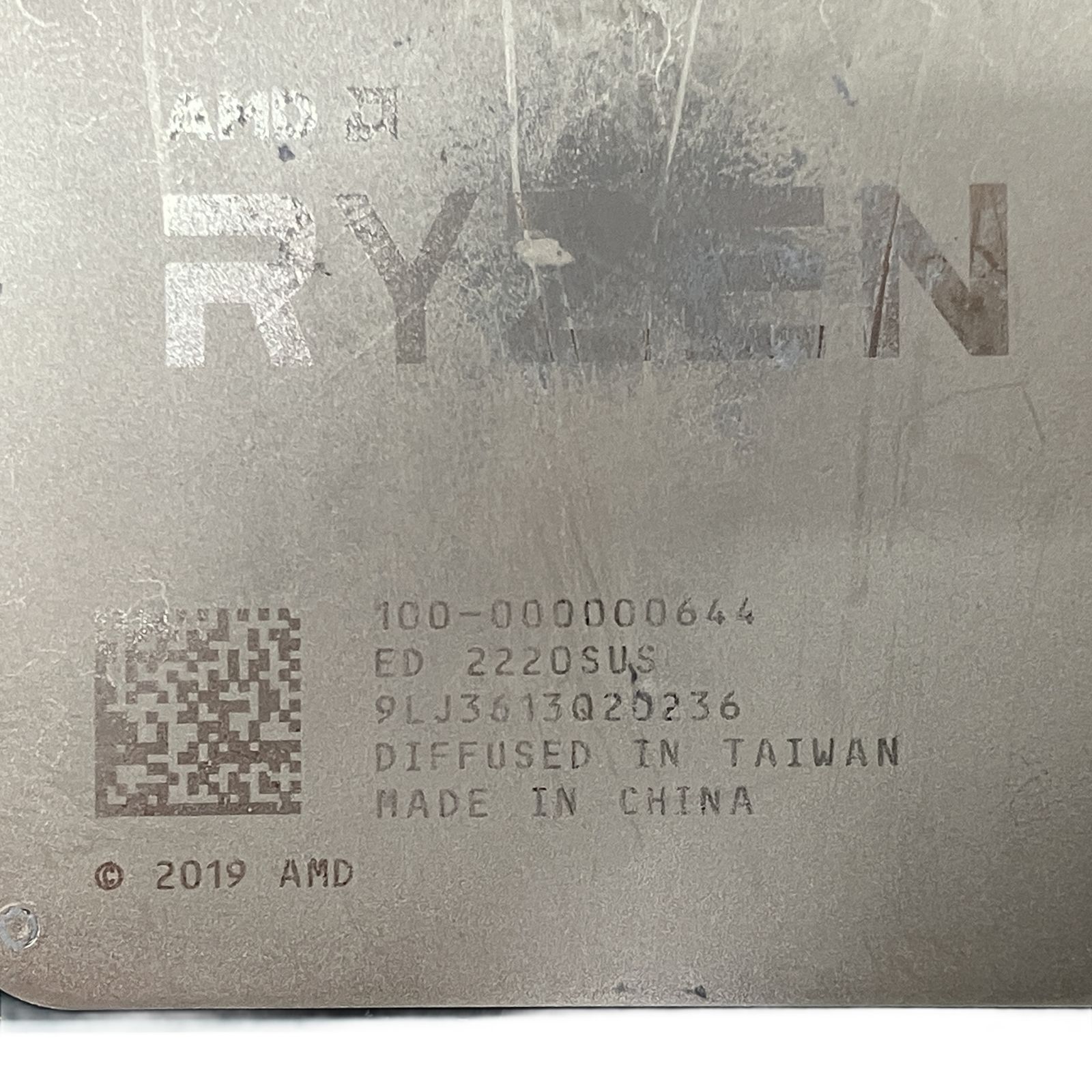 Ryzen AMD Ryzen 5 4500 CPU ピン曲がりあり ライゼン PCパーツ 中古