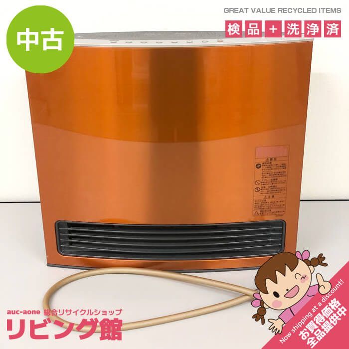 ノーリツ　ガスファンヒーター　GFH-4003D-D1 ss8159 【中古】 ノーリツ ガスファンヒーター GFH-4003D-D1 オレンジ