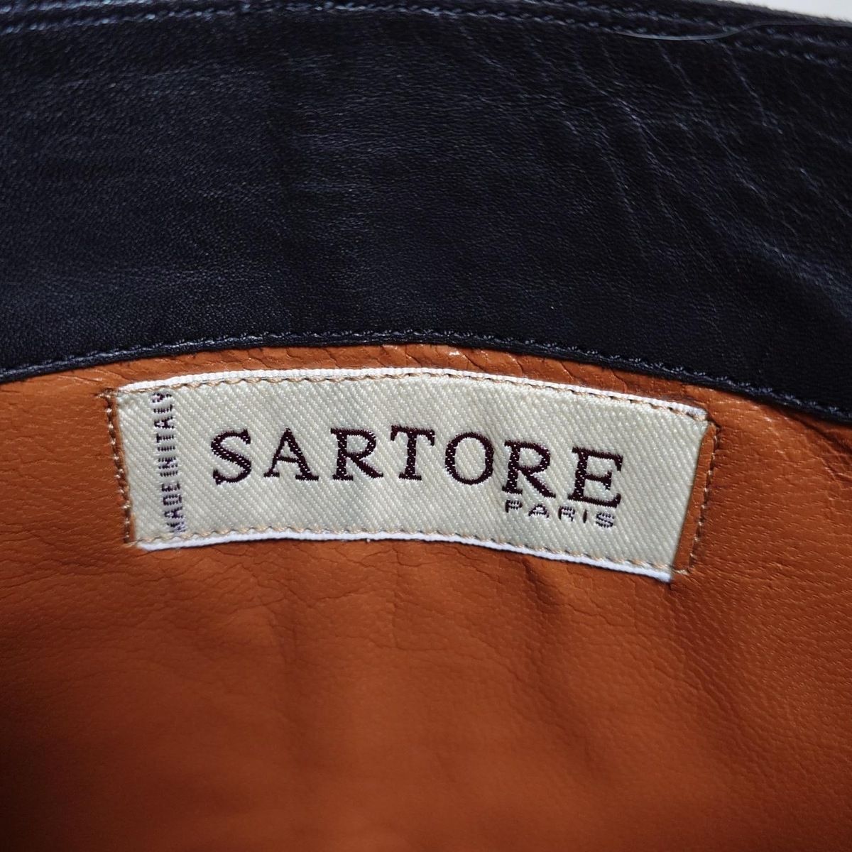  SARTORE サルトル ロングブーツ 37 レディース - 黒 レザー ロングブーツ ブーツ