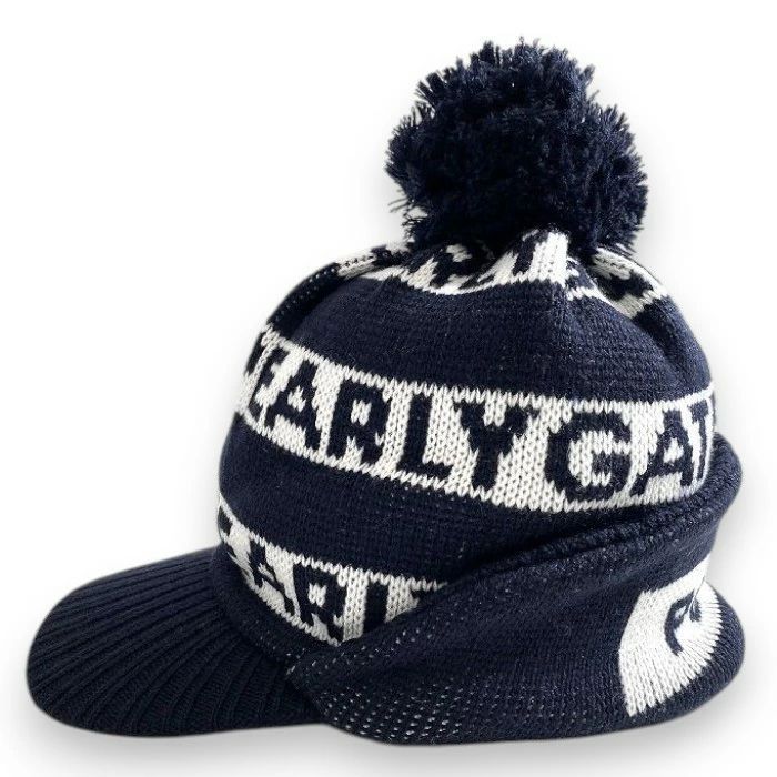 PEARLY GATES】耳当て付きブリムニットワッチ (UNISEX) つば付きニット