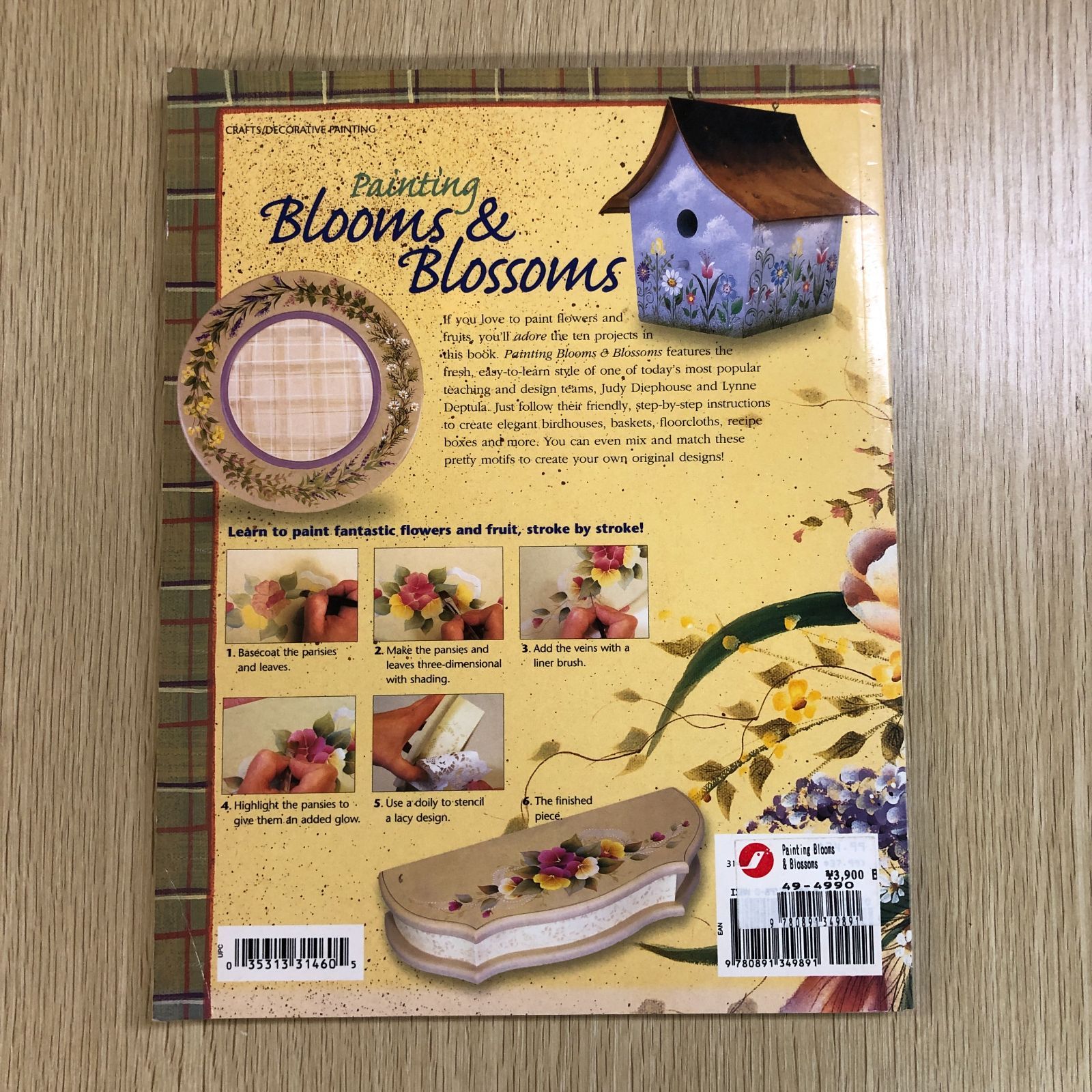 トールペイント　洋書　5冊セット トールペイント・洋書】Painting Blooms & Blossoms/Furniture Fix Ups