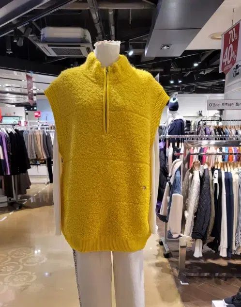 O 2 nd オッズセカンド 2020 レディース ブークレ ニット ベスト C 858