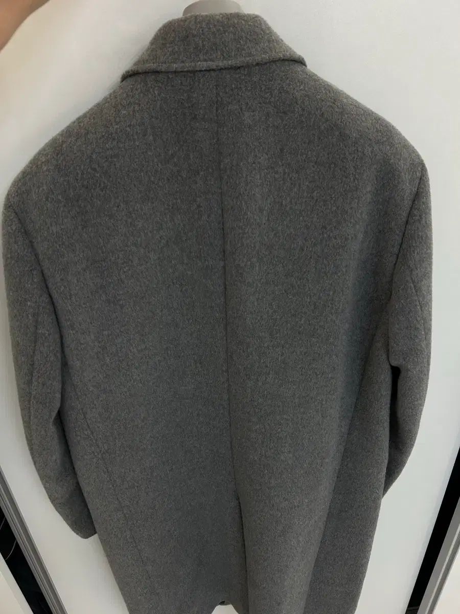 Tngt メランジ グレー ダディフィット テーラード 3ボタン コート 105