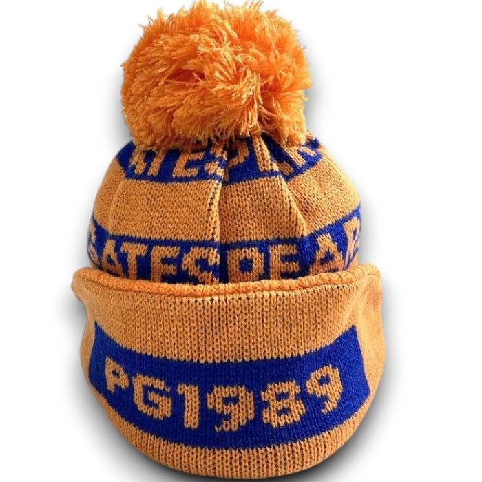 PEARLY GATES パーリーゲイツ ゴルフ ウール混ジャガード ロゴボーダー