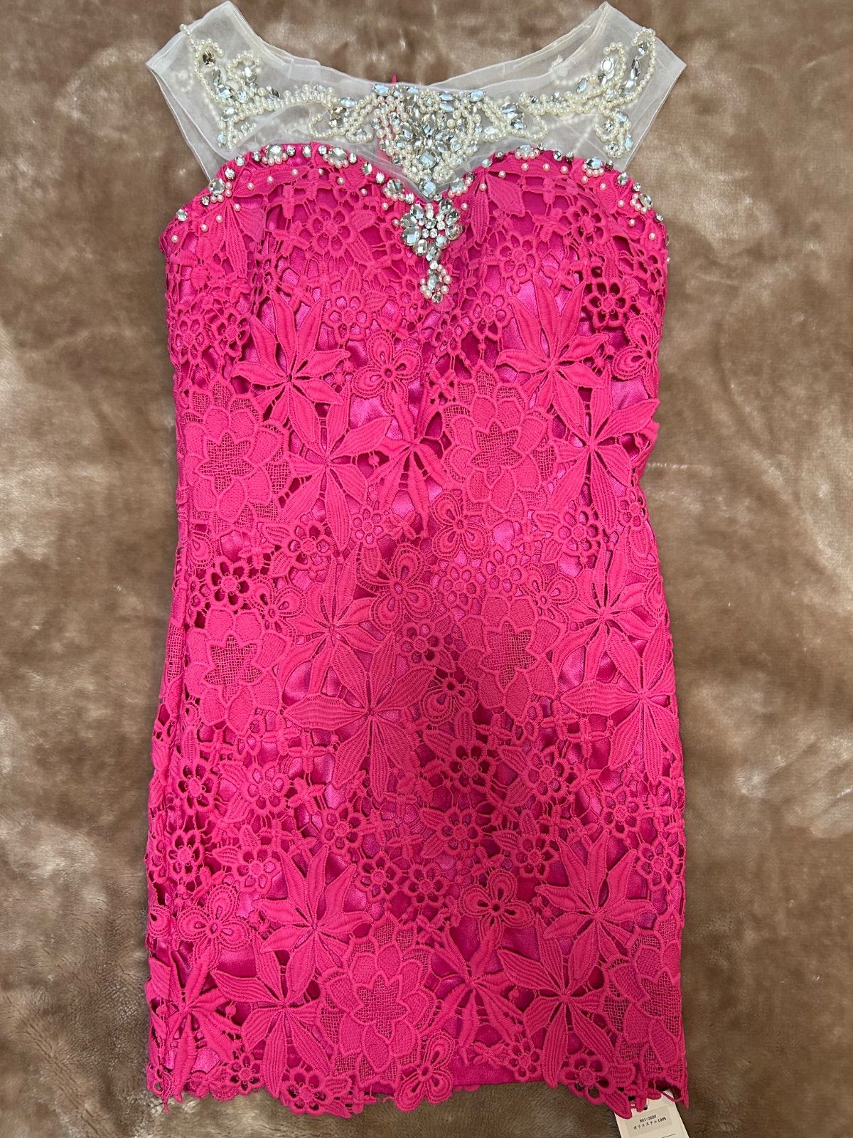 アマンダブラックAMANDA BLACKドレス ドレス ワンピース キャバドレス ラウンジ クラブ ナイトドレス ブライダルチェリーピンク pink ピンク桃色系花柄植物柄 レディースlady s LADYS女性用 婦人 ウィメンズwomen’s