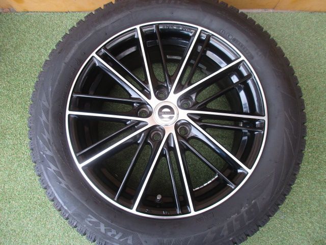 中古】 送料込み エコフォルム 215/55R17 スタッドレスタイヤ4本SET