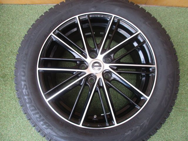 中古】 送料込み エコフォルム 215/55R17 スタッドレスタイヤ4本SET
