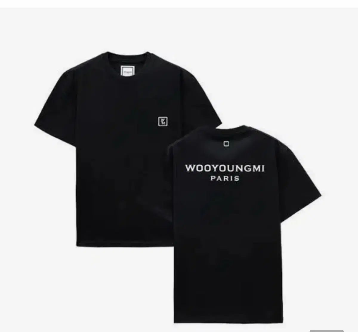 wooyoungmi / 半袖Tシャツ/50/ブラック WOOYOUNGMI ウーヨンミ 半袖 Tシャツ 54サイズ 出品 - メルカリ