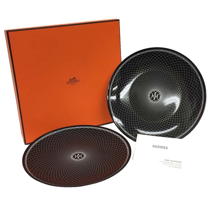 セール エルメス プレート ペア Hデコ アッシュデコ デザートプレート