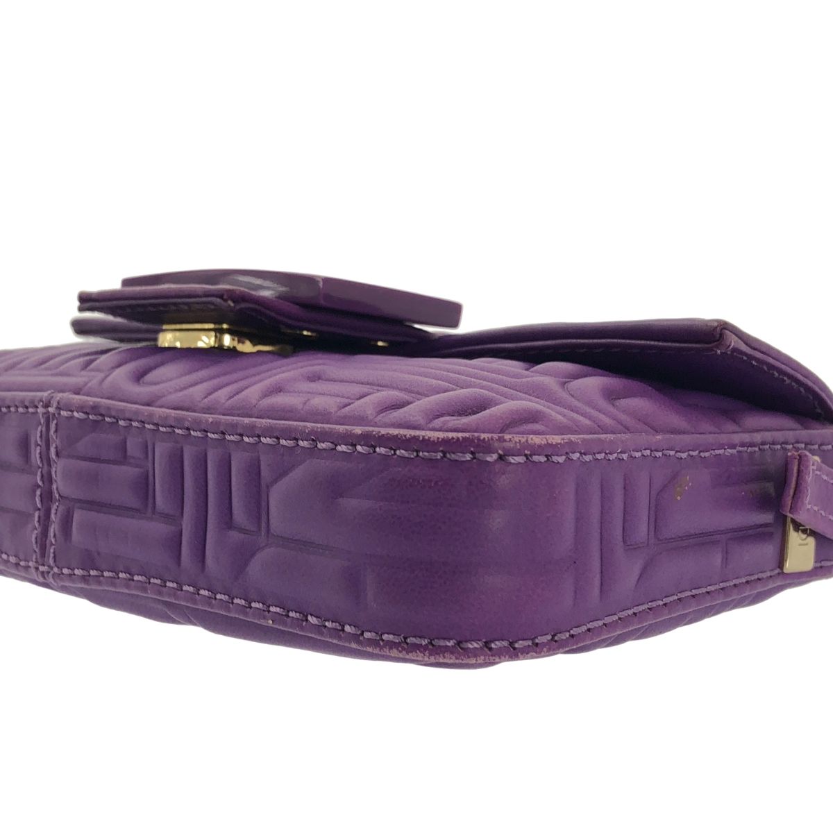 レザー マンマバゲットバッグ