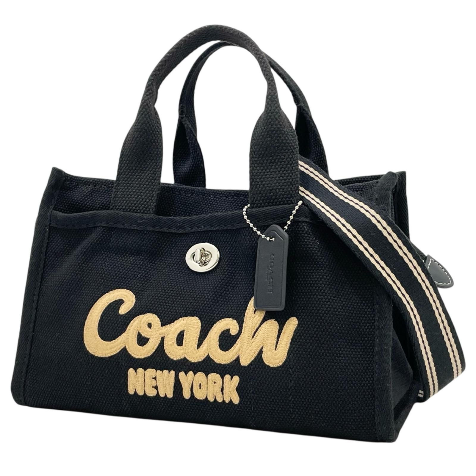COACH コーチ トートバッグ 黒 ショルダーバッグ COACH (コーチ) ワン